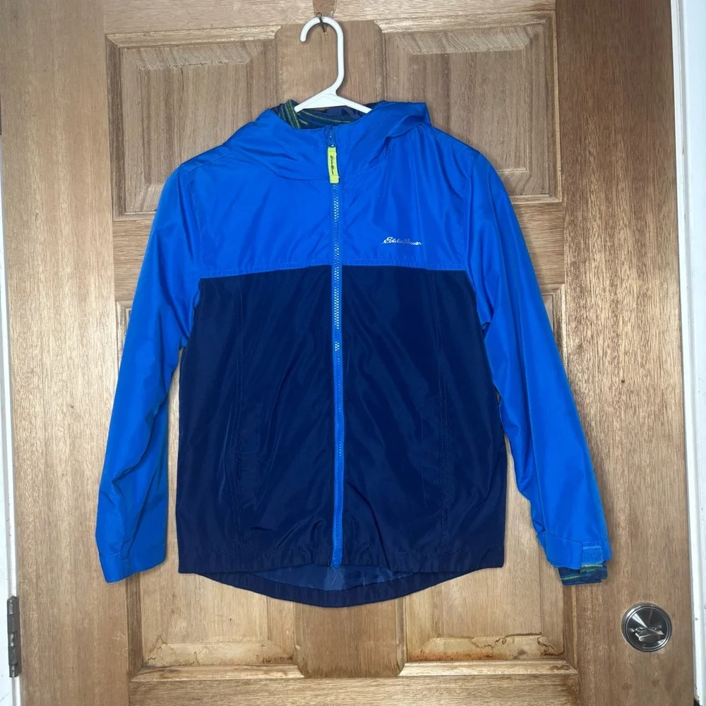 Eddie Bauer kids 2 in‎ 1 Blue Jacket size M 10/12